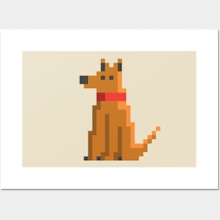 Pixel Dog Posters and Art